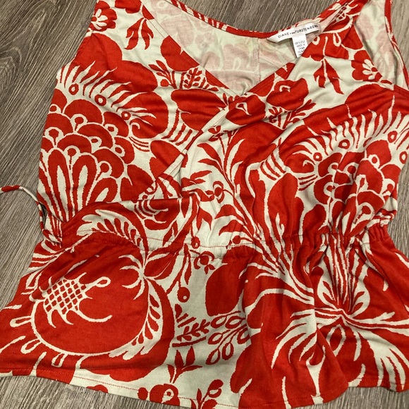 Diane Von Furstenberg silk wrap top - Picture 2 of 4